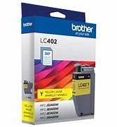 Brother LC402YS ( LC-402YS ) OEM Yellow Ink Cartridge