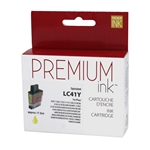 Brother LC41Y ( LC-41Y ) Compatible Yellow Inkjet Cartridge