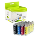 Brother LC51BK / LC51C / LC51M / LC51Y Compatible InkJet Cartridge Multipack