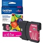 Brother LC61M ( LC-61M ) OEM Magenta Ink Cartridge
