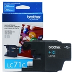 Brother LC71C ( LC-71C ) OEM Cyan InkJet Cartridge