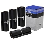 Brother PC104RF( PC-104RF ) OEM Black Thermal Transfer Ribbon (Pack of 4)