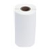 Brother RD017U1M 4in x 6in White Polypropylene Direct Thermal Label, Die-Cut Roll with Gap 2.28in outer diameter, 0.75in core, 85 labels per roll, 12 rolls per case.