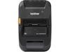 Brother RJ-3250WBL-CP RuggedJet RJ3250WB w/Docking Conductor Plate Installed, Portable 3 Direct Thermal Receipt/Label  Printer w/Wi-Fi, Bluetooth MFi, USB Type C, LCD Display, Gap/Bar Media Sensors, Double Tearbars, Battery, Belt Clip