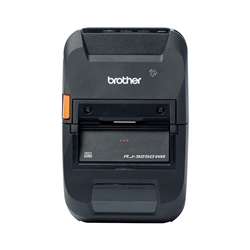 Brother RJ3250WBLF 3-Inch Rugged Mobile Linerless Label Printer with Wi-Fi®, Bluetooth® Wireless Technology, and Li-ion Battery