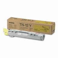 Brother TN12Y ( TN-12Y ) OEM Yellow Laser Toner Cartridge