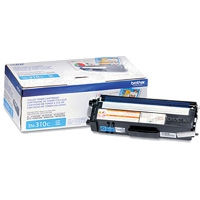 Brother TN310C ( TN-310C ) OEM Cyan Laser Toner Cartridge