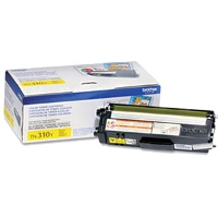 Brother TN310Y ( TN-310Y ) OEM Yellow Laser Toner Cartridge