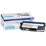 Brother TN315C ( TN-315C ) OEM Cyan High Yield Laser Toner Cartridge