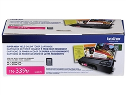 Brother TN339M ( TN-339M ) OEM Magenta High Yield Laser Toner Cartridge