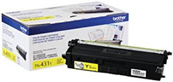 Brother TN431Y ( TN-431Y ) OEM Yellow Laser Toner Cartridge