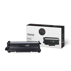 Brother TN450 ( TN-450 ) Compatible Black High Yield Laser Toner Cartridge (2/Pack)