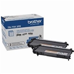 Brother TN750 ( TN-750 ) OEM Black High Yield Laser Toner Cartridge (Pack of 2)