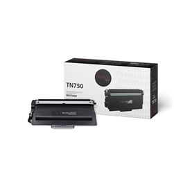 Brother TN750 ( TN-750 ) Compatible Black High Yield Laser Toner Cartridge
