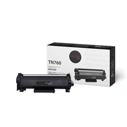 Brother TN760 ( TN-760 ) Compatible Black High Yield Laser Toner Cartridge