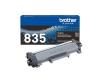 Brother TN835 ( TN-835 ) OEM Super High-Yield Black Toner Cartridge; 5,000 pages