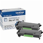 Brother TN850 ( TN-850 ) OEM Black High Yield Laser Toner Cartridge (Pack of 2)