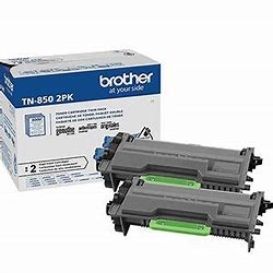 Brother TN850 ( TN-850 ) OEM Black High Yield Laser Toner Cartridge (Pack of 2)
