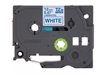 Brother TZe233G Blue on White Laminated Tape for Indoor and Outdoor Use 12mm x 8m (1/2" x 26'2") 