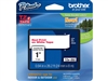 Brother TZe252 Red on White Laminated Tape for Indoor and Outdoor Use 24mm x 8m ( 1" x 26'2") (Pack of 2)