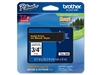 Brother TZe344 Gold on Black Laminated Tape for Indoor and Outdoor Use 18mm x 8m (3/4" x 26'2") (Pack of 2)