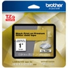 Brother TZePR851 Black on Glitter Gold Laminated Tape for Indoor and Outdoor Use 24mm x 8m ( 1" x 26'2") 