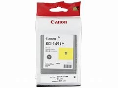 Canon BCI1451Y ( BCI-1451Y ) ( 0173B001 ) OEM Yellow Ink Jet Cartridge