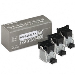 Canon E1 (0250A001 ) Compatible Staple Cartridge (Yield 5,000) (Box of 3)