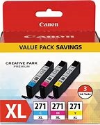 Canon CLI271XL ( 0337C005 )  OEM Colour Combo Pack includes Cyan, Magenta and Yellow