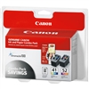 Canon CL41 / CL52 ( CL-41 / CL-52 ) ( 0617B016 ) OEM Combo Pack includes CL51 Colour / CL52 Photo Colour / Photo Paper