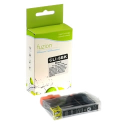 Canon CLI8BK ( CLI-8BK ) ( 0620B002AA ) Compatible Black InkJet Cartridge