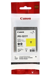 Canon PFI101Y ( PFI-101Y ) ( 0886B001 ) OEM Yellow Inkjet Cartridge