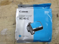 Canon BC40C ( BC-40C ) ( 0891A003 ) OEM Cyan Ink Cartridge