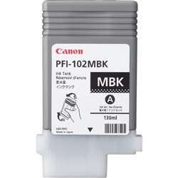 Canon PFI102MBK ( PFI-102MBK ) ( 0894B001AA ) OEM Matte Black Inkjet Cartridge (Pack of 3)