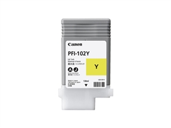 Canon PFI102Y ( PFI-102Y ) ( 0898B007AA ) OEM Yellow Inkjet Cartridge (Pack of 3)