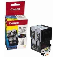 Canon BC21e ( BC-21e ) ( 0899A003 ) OEM Colour Dual Printhead Ink Cartridge