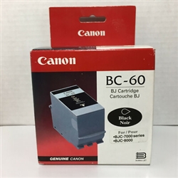 Canon BC60 ( BC-60 ) ( 0917A003 ) OEM Black Ink Cartridge