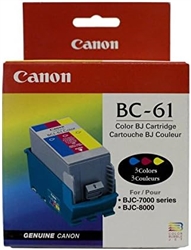 Canon BC61 ( BC-61 ) ( 0918A003 ) OEM Colour Ink Cartridge