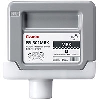 Canon PFI301MBK ( PFI-301MBK ) ( 1485B001 ) OEM Matte Black Inkjet Cartridge
