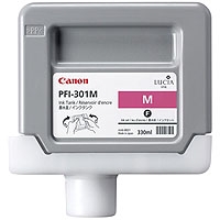 Canon PFI301M ( PFI-301M ) ( 1488B001 ) OEM Magenta Inkjet Cartridge