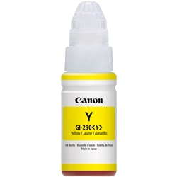 Canon GI290 ( GI-290 ) ( 1598C001 ) OEM Yellow Mega Tank Ink Bottle