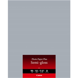 Canon SG-201 Photo Paper Plus Semi-Gloss 17" x 22" - 25 sheets - 1686B076 