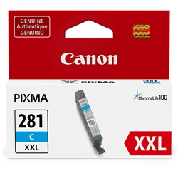 Canon CLI281XXLC ( CLI-281XXLC ) ( 1980C001 ) OEM Cyan Extra High Yield Inkjet Cartridge