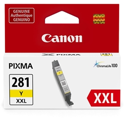 Canon CLI281XXLY ( CLI-281XXLY ) ( 1982C001 ) OEM Yellow Extra High Yield Inkjet Cartridge