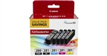 Canon PGI280/CLI281 ( 2075C006 ) OEM Combo Pack includes PGI280 and CLI281 Black, Cyan, Magenta and Yellow