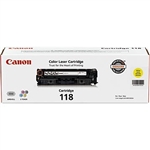 Canon 118 ( 2659B001AA ) OEM Yellow Laser Toner Cartridge