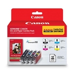 Canon PGI220 / CLI221 ( 2945B011 ) OEM Combo pack includes PGI220 / CLI221 Cyan, Magenta and Yellow