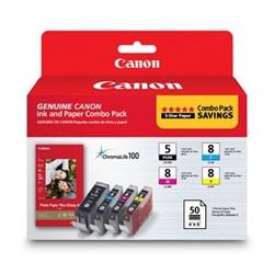 Canon PGI220 / CLI221 ( 2945B011 ) OEM Combo pack includes PGI220 / CLI221 Cyan, Magenta and Yellow