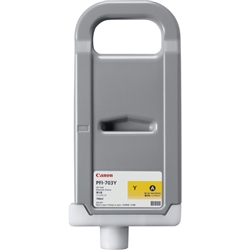 Canon PFI703Y ( PFI-703Y ) ( 2966B003 ) OEM Yellow Inkjet Cartridge (Pack of 3)