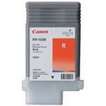 Canon PFI105R ( PFI-105R ) ( 3006B001 ) OEM Red Ink Cartridge